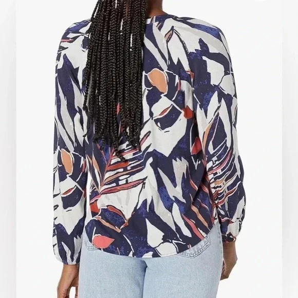 NWT NIC+ZOE Women's Seaside Shade Shirt - Picture 2 of 10